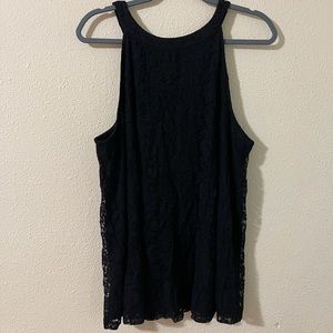 TORRID sz1 Black Lace Top